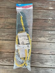 Swing-N-Slide Heavy Duty Green Swing Seat w/ Yellow Chains