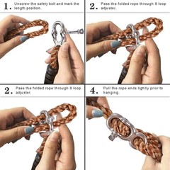 Heavy Duty Tree Swing Hanging Strap Kit – Adjustable Nylon Ropes Holds Up to …