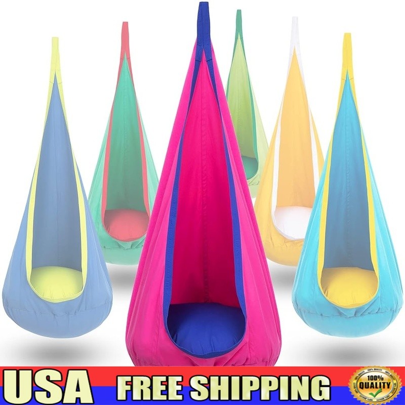 Indoor Outdoor Sensory Swing Kids Relaxation Play Therapy Gift Children New