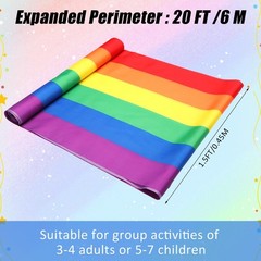 4 Pcs Team Building Games Group Learning Activity Playing Run Mat Colorful Ca…