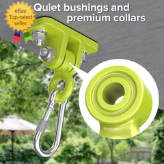 Swing Hangers for Wooden Sets Pack of 2 Heavy Duty Swingset Hardware with Lockin