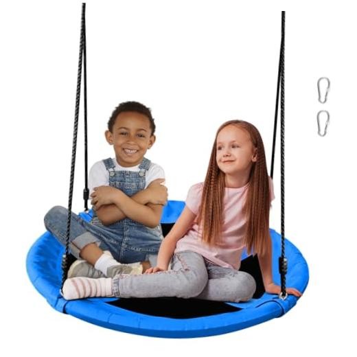 Saucer Swing for Kids – 40 Inch Outdoor Tree Swing with 660 lb AB010006-1