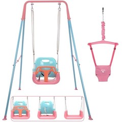 Baby Jumper Swing Set Pink 6-24 Months