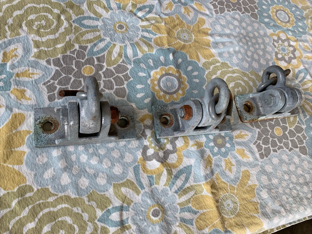 Lot Of 3 Heavy Duty Playset Swing set SWING HANGER 5-1/4”x2” base