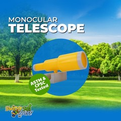 SWING SET STUFF INC. MONOCULAR TELESCOPE (YELLOW) sturdy play toddler park 0289