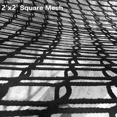 Jalunth Kids Playground Play Safety Net – Climbing Cargo Net (6.5′ X 9.8′)