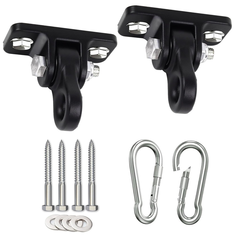 Playground Swing Hangers – Heavy Duty Hanging Swing Hooks, Anti-Rust Aluminum…