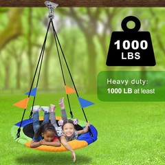 Anti-Squeaking Swing Hanger Stainless Steel Swing Set Hook Ceiling Mount Brac…