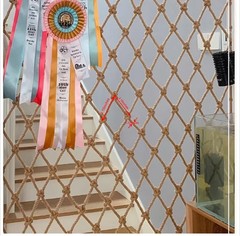 Safety Hemp Rope Net-8mm Thick with 8cm Grid-Multipurpose Net 1M * 2M