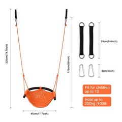 Swing Seat for Kids Heavy Duty Rope Play Secure Children Swing Set,Perfect fo…