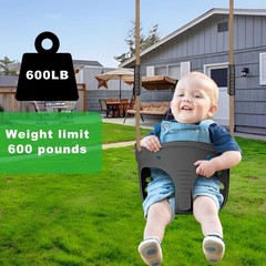 Heavy Duty Swing Seats for Kids & Adults, Highâ€’Back Full Bucket Toddler Swi…