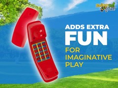 SWING SET STUFF TELEPHONE RED playground playset accessory fort kids toy 0007