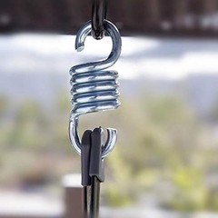 Heavy Duty Swing Spring 700 lb Steel 4.25in x 1.5in Silver 1 Pack