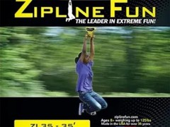 Hyponix Zip Lines for Kids and Adults Outdoor up to 350 Lbs – 120 ft / 200 ft…