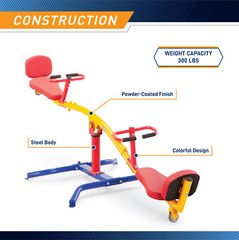 Gym Dandy 360 Spinning Teeter Totter TT-360 Kids Backyard / Outdoor See Saw toy