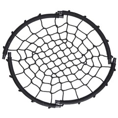 40″ Spider Web Tree Swing Outdoor Saucer Net Swing Platform for Kids Adult Black