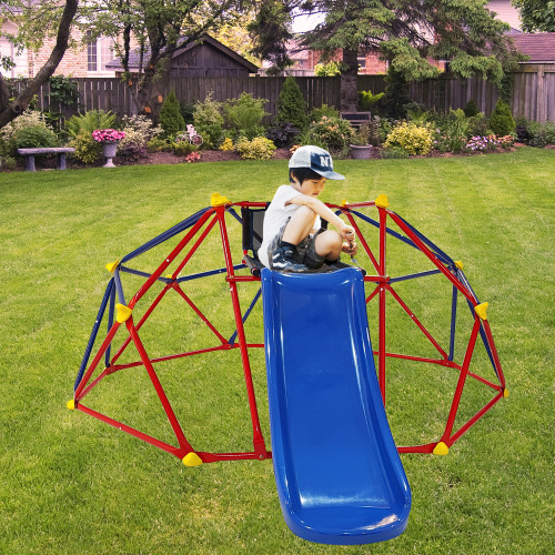 XCF007 6 Foot Dome Climber With 1.2 Meter Slide For Climbers Over 3 Years Old