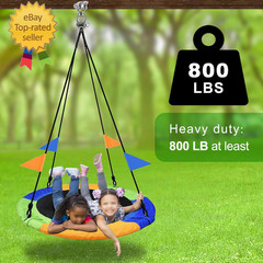 Heavy Duty Swing Hanger with Bearing Swivel 1200 LB Capacity Stainless Steel