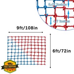 JumpTrzz Climbing Net 6ft x 9ft