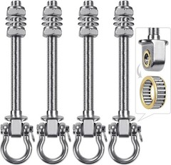Heavy Duty Swing Hangers with Bearings – Set of 4 Stainless Steel 304 Hardware