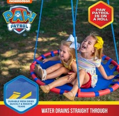 Swurfer Paw Patrol 40 Inch Saucer Swing Holds up to 250 pounds Ages 3 and Up