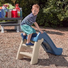 Tobogán plegable para niños de 1,5 a 4 años, ideal para interiores y exteriores.