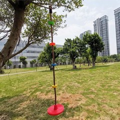 Tree Climbing Rope and Kids Disc Swing Seat Set Outdoor Backyard Playground A…