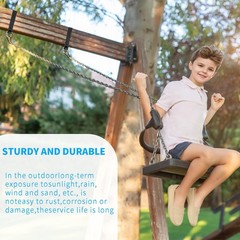 Heavy Duty Swing Hangers, Wooden 180° Swing Set Accessories Hammock Capacity …