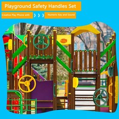 6 Pcs Playground Accessories Swingset Steering Wheel Plastic Pirate Steering …