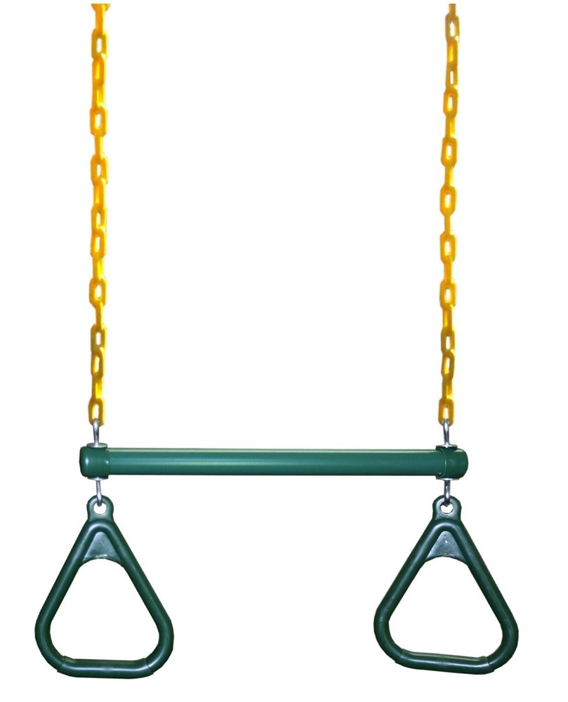 Eastern Jungle Gym Trapeze Bar and Gym Rings | Large Trapeze Bar