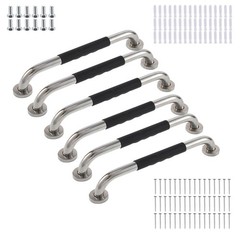 AIHSUMC 16 Inch Metal Playground Handles, 6 Pack Heavy Duty Grab Bars with No…