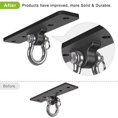 Dolibest Ceiling Mount Swing Hanger 1 Piece, 4 Holes Anchor-1 Pack