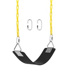 66″ AGPTEK Swing Seat for Kids Adult Heavy Duty Replacement Kit with Chain Hooks