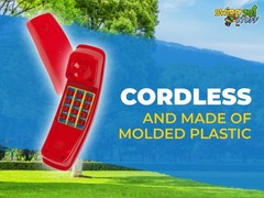 SWING SET STUFF TELEPHONE RED playground playset accessory fort kids toy 0007