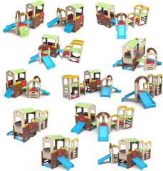 Simplay3 Young Explorers Modular Play System, Kids Activity Outdoor Playset for