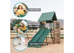 Lifetime 91079 Big Stuff Two-Slide Swing Set
