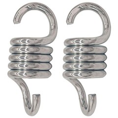 2 Pack Heavy Duty Porch Swing Hammock Springs 1500Lbs Suspension Springs