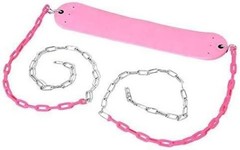 Pink Swing Seat – Heavy Duty Chain Plastic Coated – Playground Swing Set Acce…