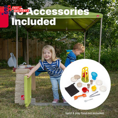 Step2 All around Playtime Patio with Canopy Playset – Shaded Outdoor Playhouse f