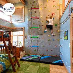 6.6FT Climbing Rope Ninja Ladder for Kids – Kids Ninja Warrior Obstacle Course A