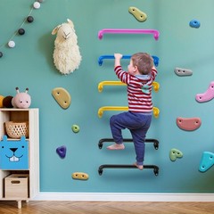 BiJun17 inch Metal Playground Handles,Monkey Bars Indoor Heavy Duty Ceiling G…