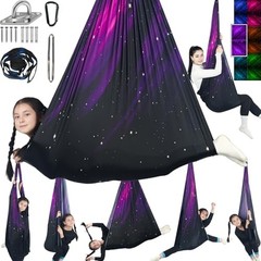 Sensory Swing for Kids Holds up to 300lbs Indoor & Outdoor Therapy Space Purple