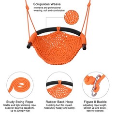 Swing Seat for Kids Heavy Duty Rope Play Secure Children Swing Set,Perfect fo…