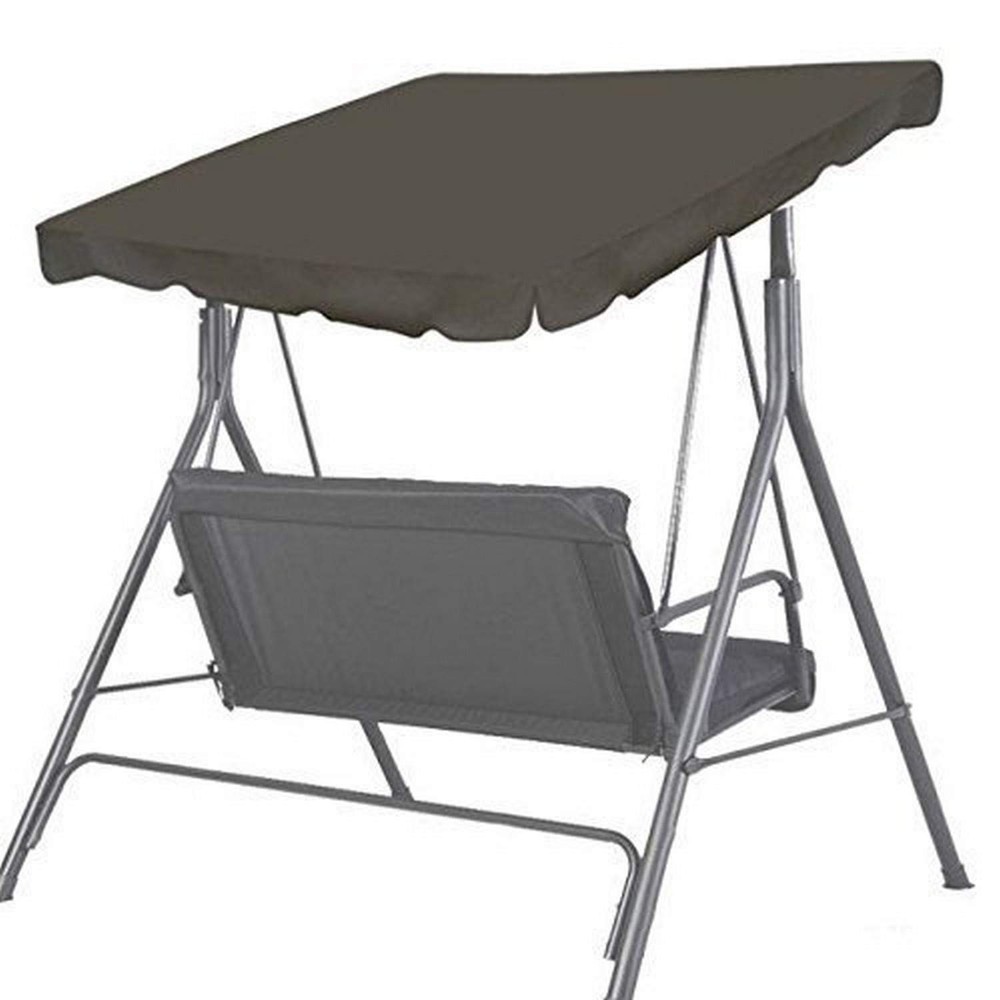 Patio Outdoor 73″x52″ Swing Canopy Replacement Porch Top Cover Seat Furniture…