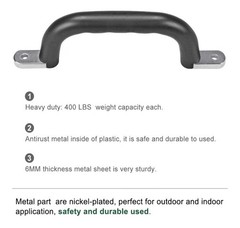 Dolibest 9.64” Safety Handles, Non-Slip Swing Set Grips Playset, Treehouse 8 Pk