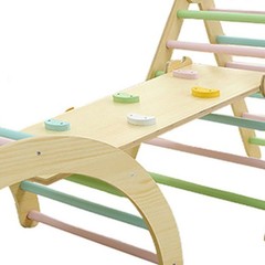 Indoor Jungle Gym 7-in-1 Toddler Indoor Playground Wooden Climbing Toys 18M+ USA