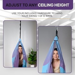 Indoor Sensory Swing for Kids or Outdoor – Holds 300lbs, Double Radiant Wave