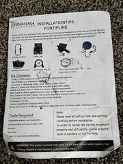 Trsmima Zipline Kit for Backyards 98 ft Zip Line for Kids Adults 350#
