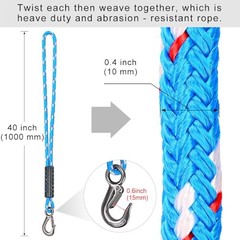 1 Pcs Tree Swing Rope, 39 inch, Hammock Tree Swing Hanging Strap, 39″ Blue