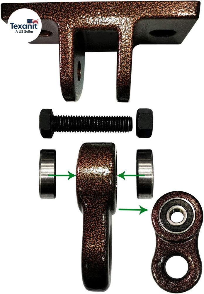 Heavy Duty Bronze Swing Hangers Screws Bolts Included over 5000 Lb Capacity Play